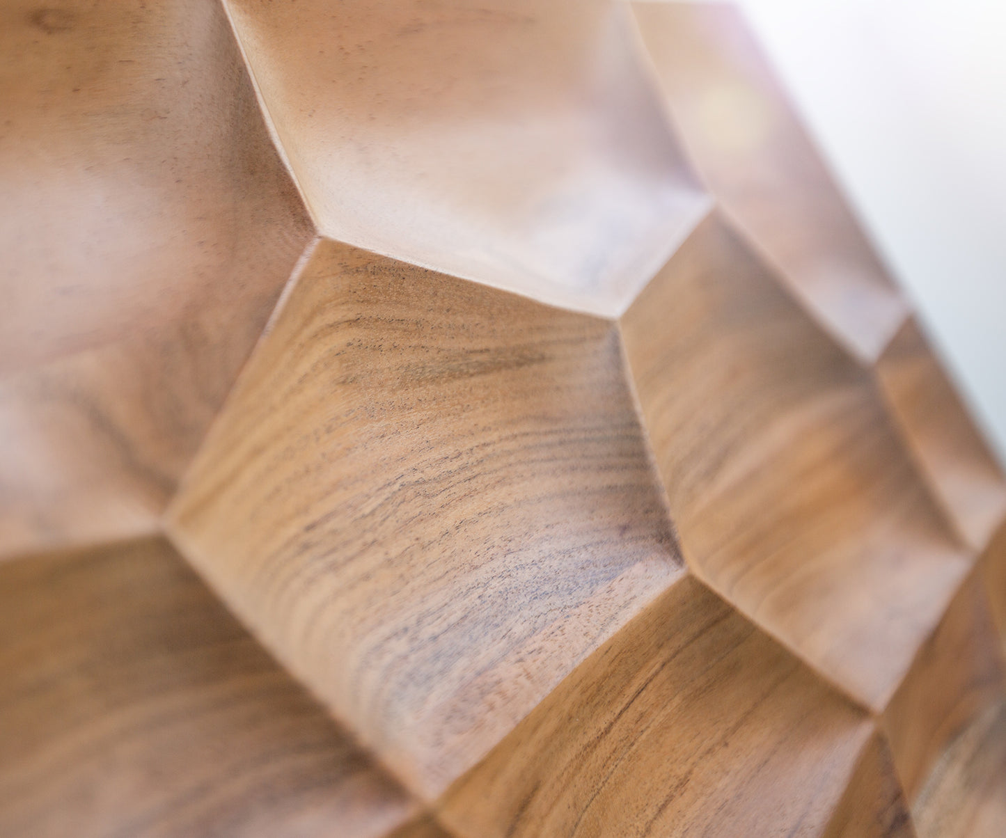 Baliya Solid Mango Wood Sideboard In Walnut For Lining Room Furniture