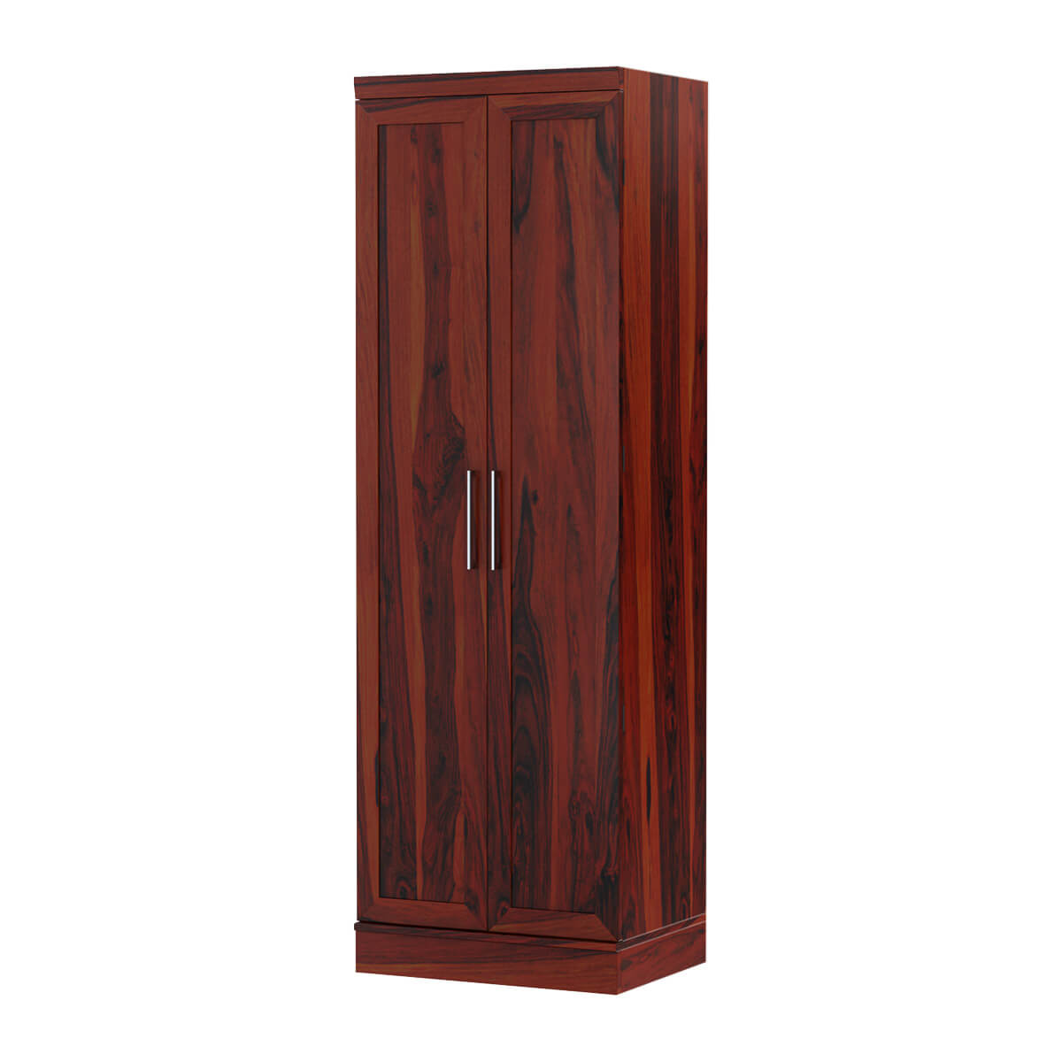 Royal Palace Wardrobe Solid Sheesham Wood Two Door With In Honey Oak Finish For Bedroom Furniture