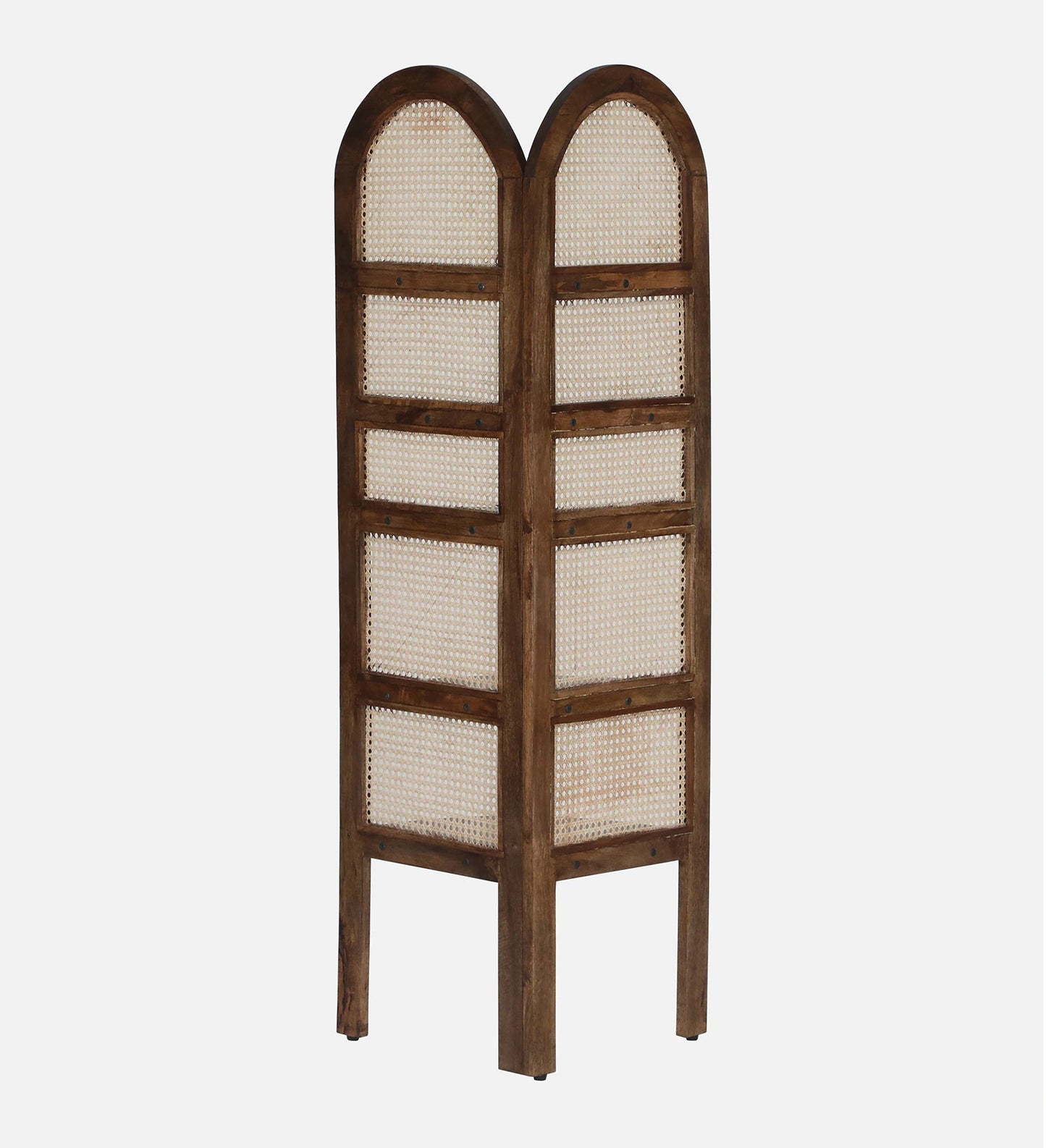 Baam Mango Wood Display Shelf In Rustic Teak Finish