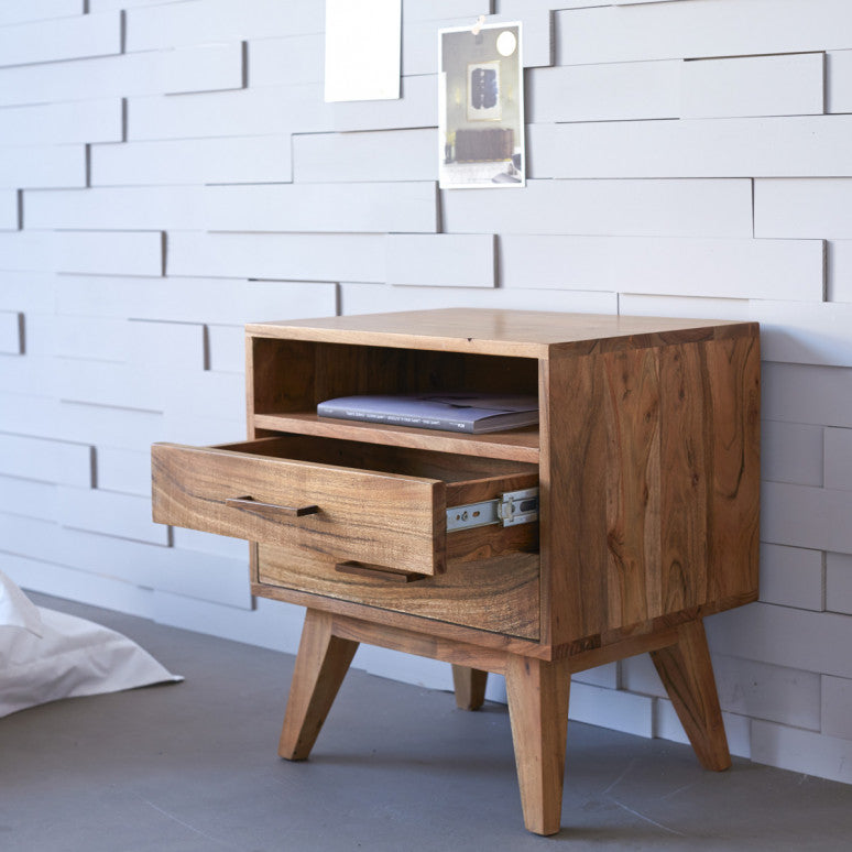 Baliya Solid Mango Wood Sideboard In Walnut For Lining Room Furniture