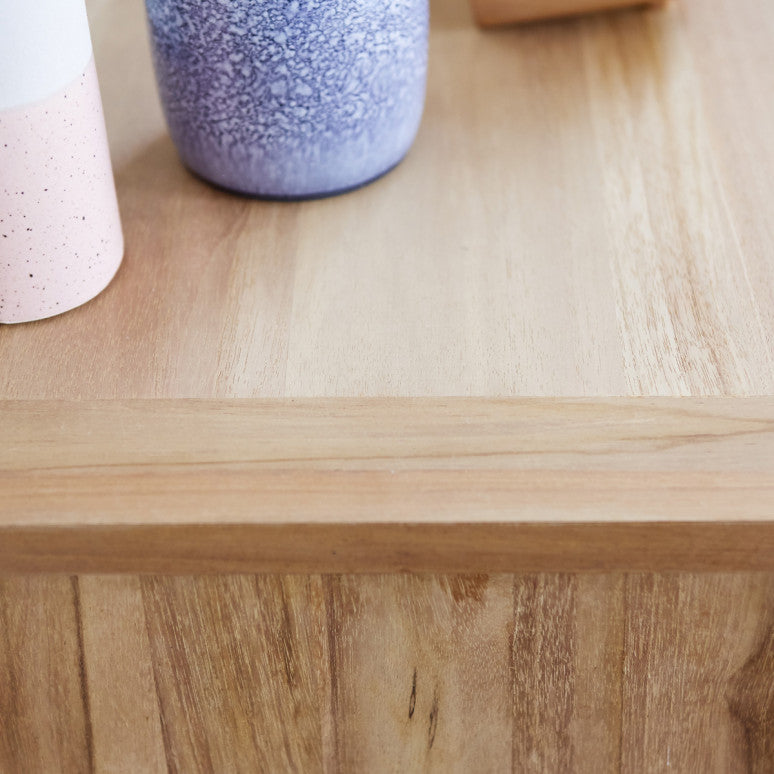 Baliya Solid Mango Wood Sideboard In Walnut For Lining Room Furniture