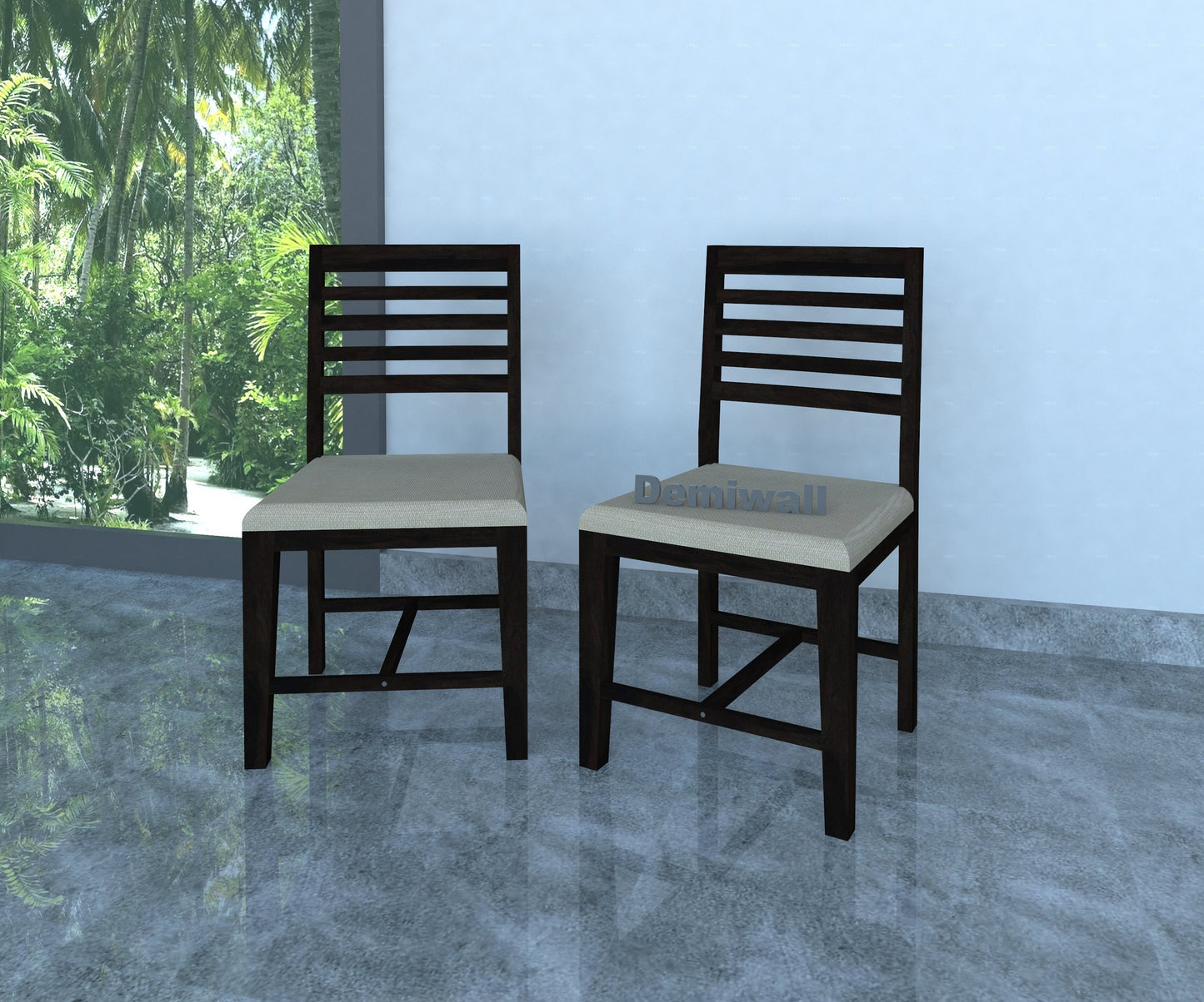 Citijan Sheesham Wood Dining Chair Set Of 2