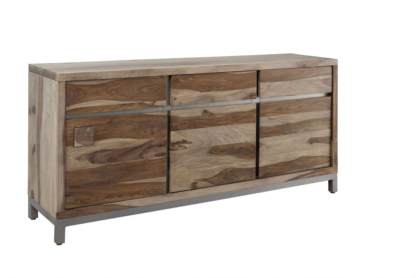 Thar Solid Wood Sideboard in Netural Finish For Living Room