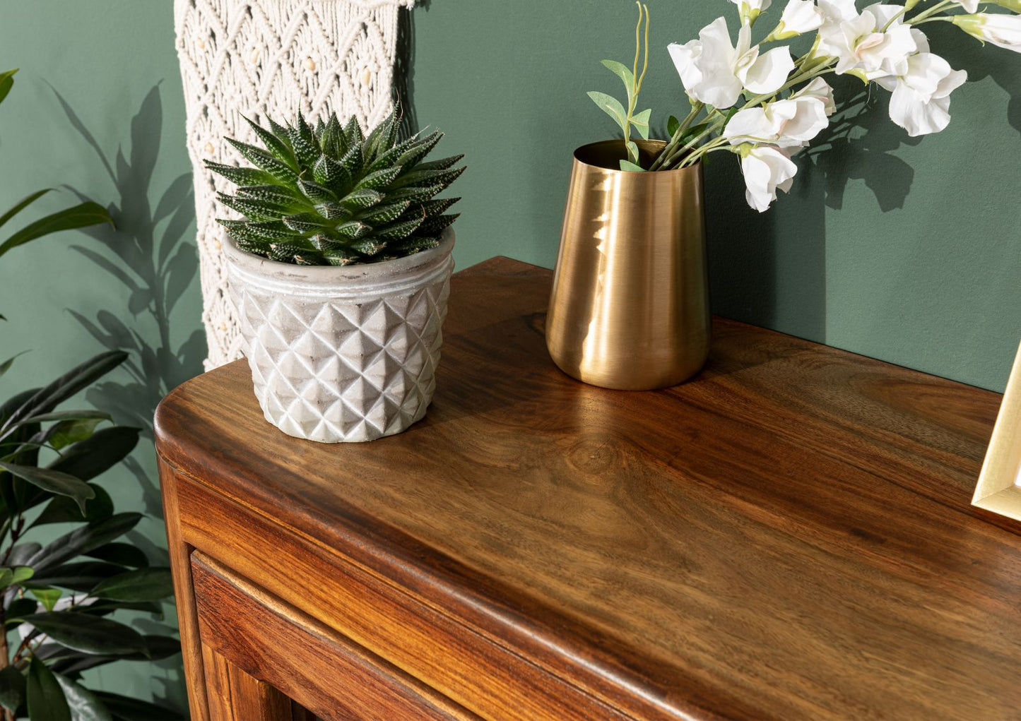 Segur Solid Wood Bookcase In Provincial Teak Finish