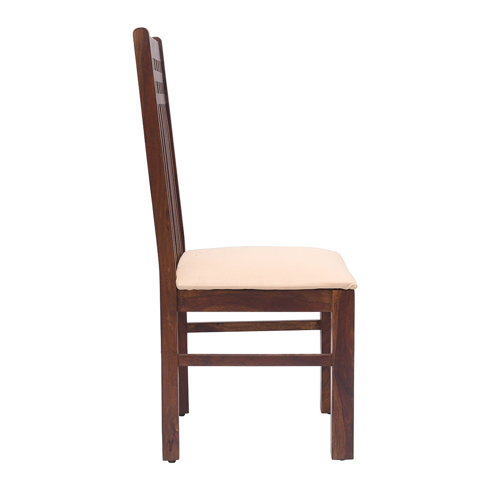 Facet Chair Set Of Two Made Of Sheesham Wood