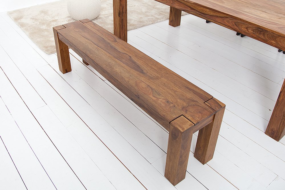 Reto Sheesham Wood Bench For Dining Room Furniture