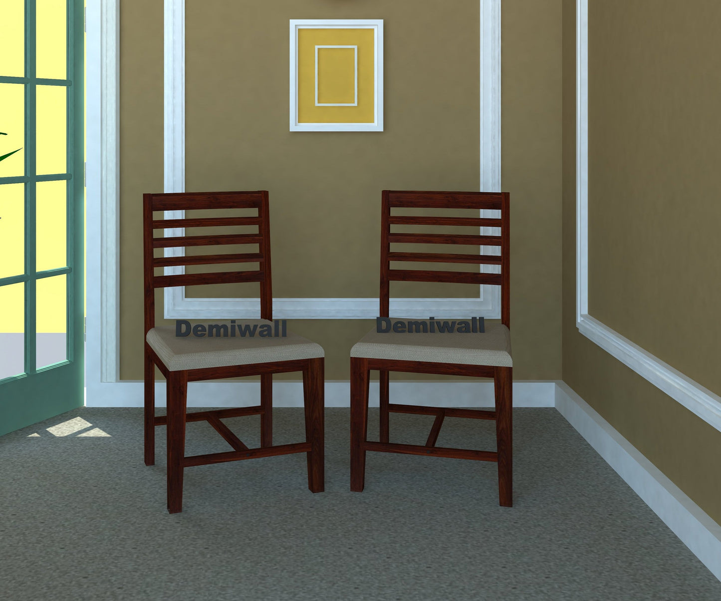 Citijan Sheesham Wood Dining Chair Set Of 2