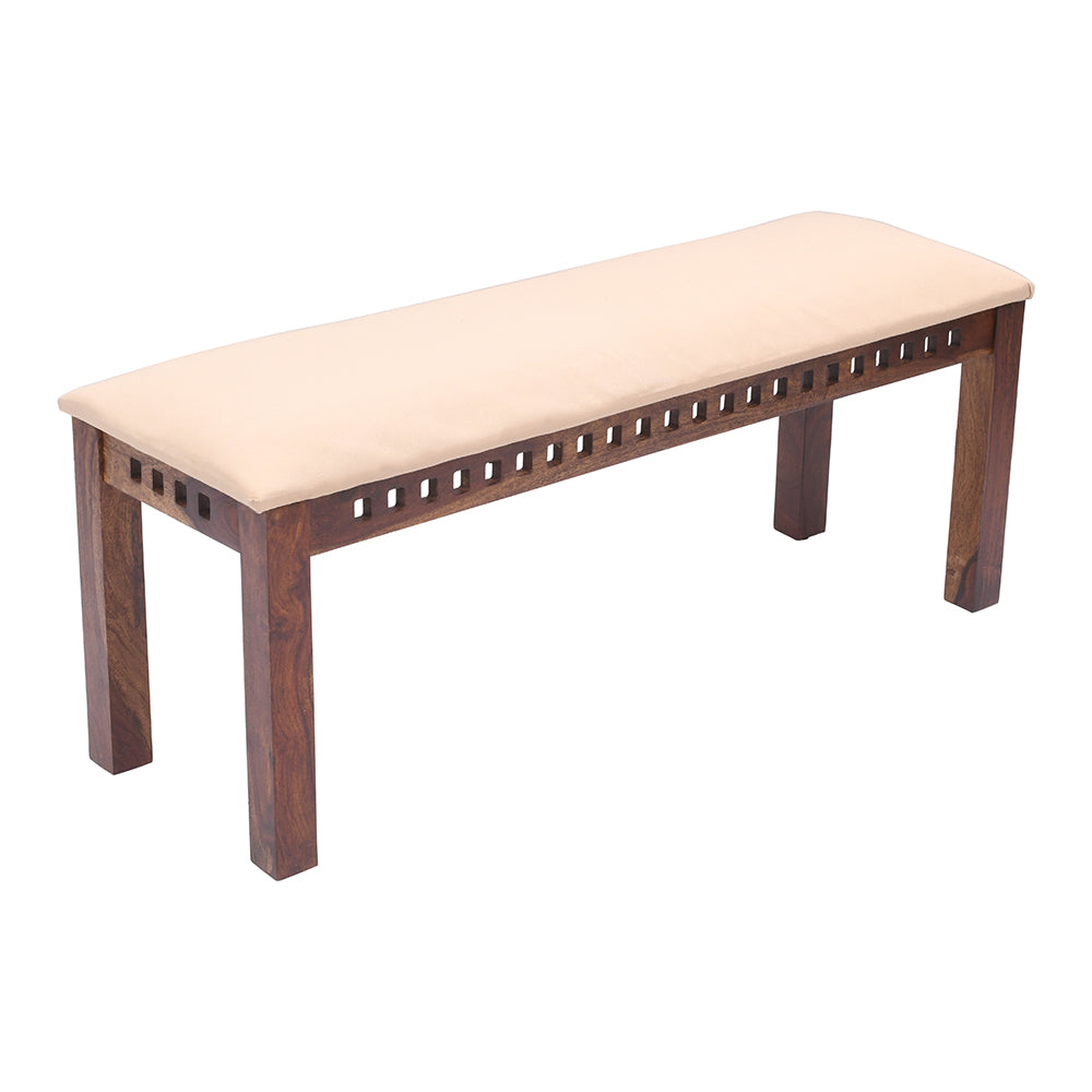 Solid Sheesham Wood Six Seater Dining Set for Dining Room