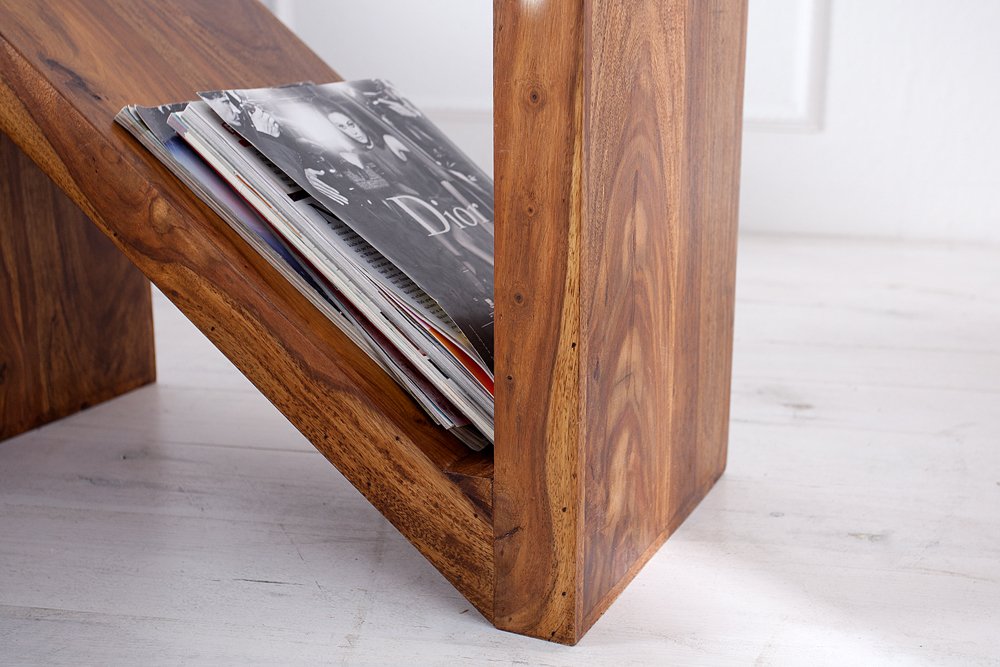 Reto Sheesham Wood End Table For Living Room Furniture