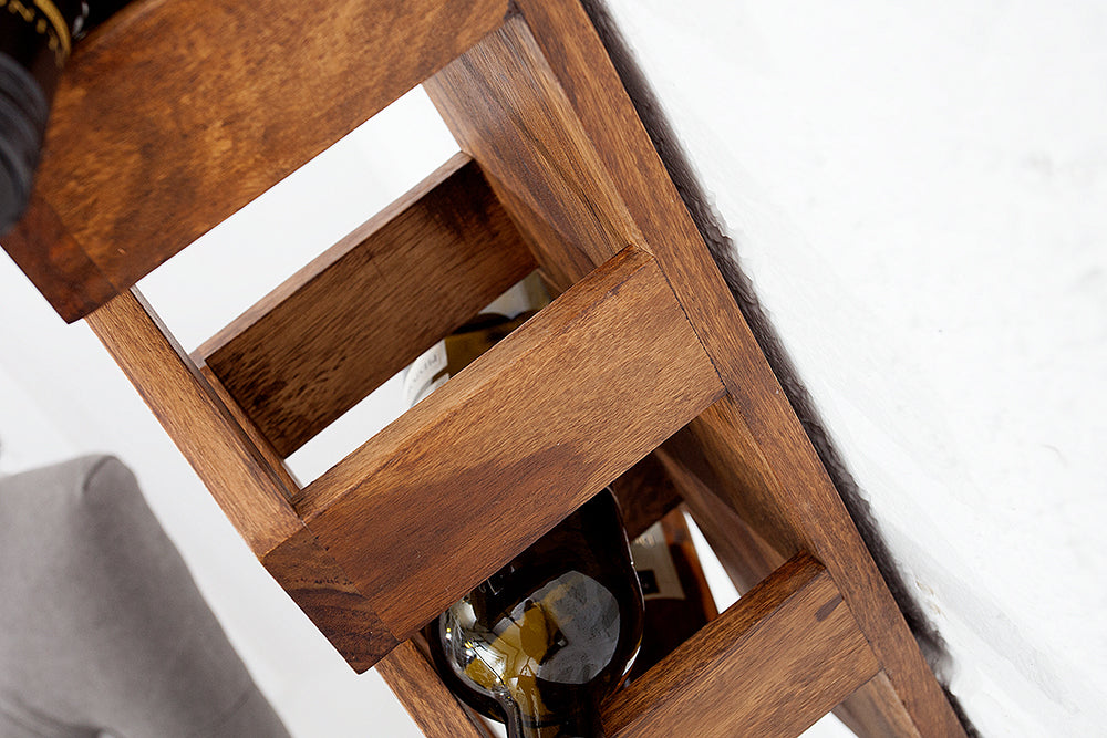 Reto Sheesham Wood Wall Stand For Living Room Furniture