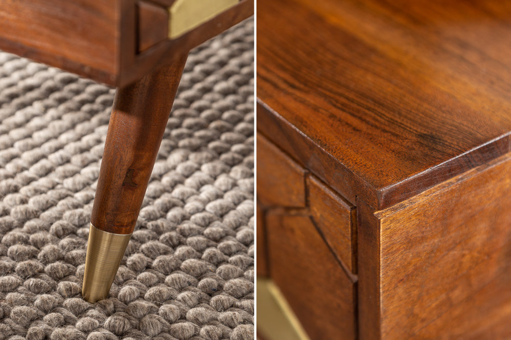 Ows Acacia  Wood Coffee Table In Honey Oak For Living Room Furniture #002