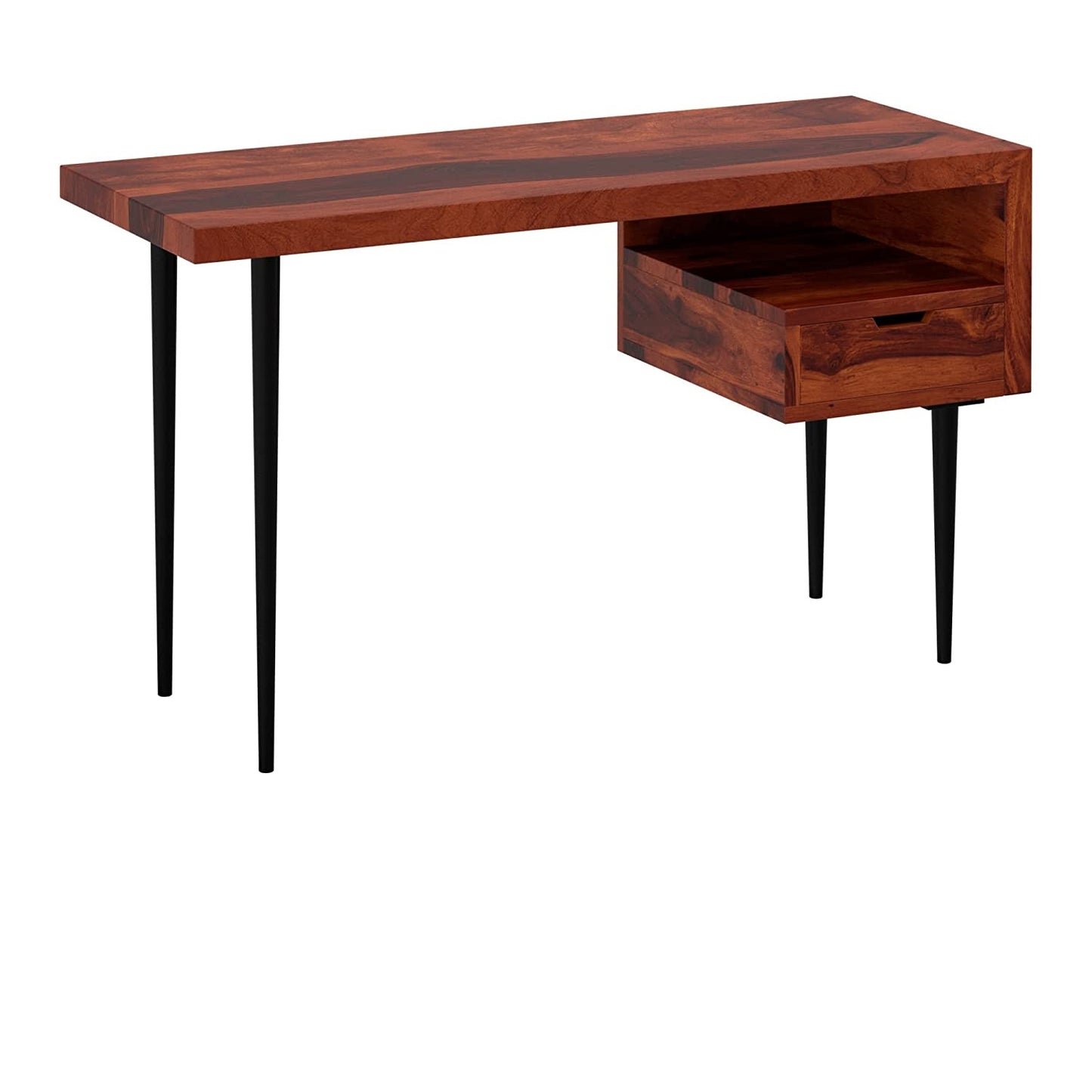 Onyx Sheesham Wood Study Table | Cansole Table In Natural Finish