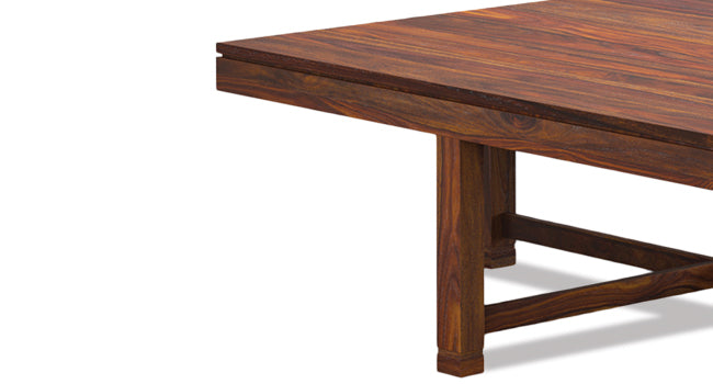 Steven Sheesham Wood 4 Stool Nesting Coffee Table #016