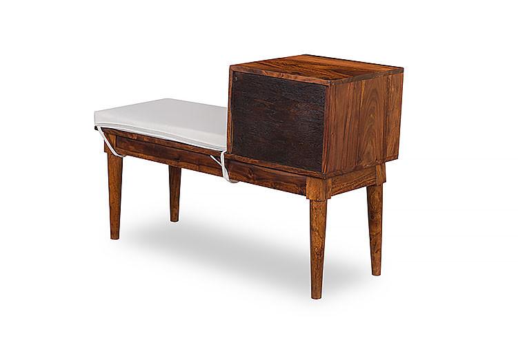 Aeko One Seater Bench Made Of Sheesham Wood