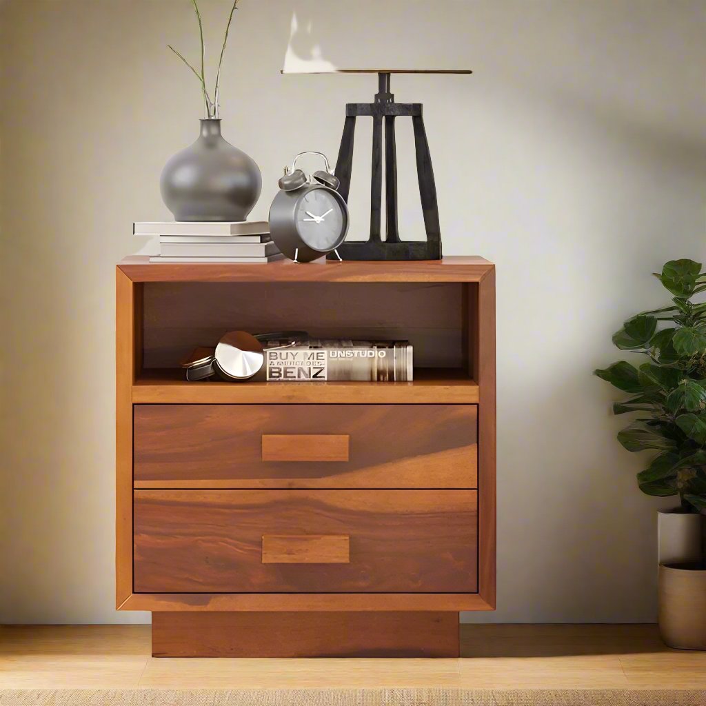 Royal Place Sheesham Wood End Table,Bed Side Table For Bedroom Furniture