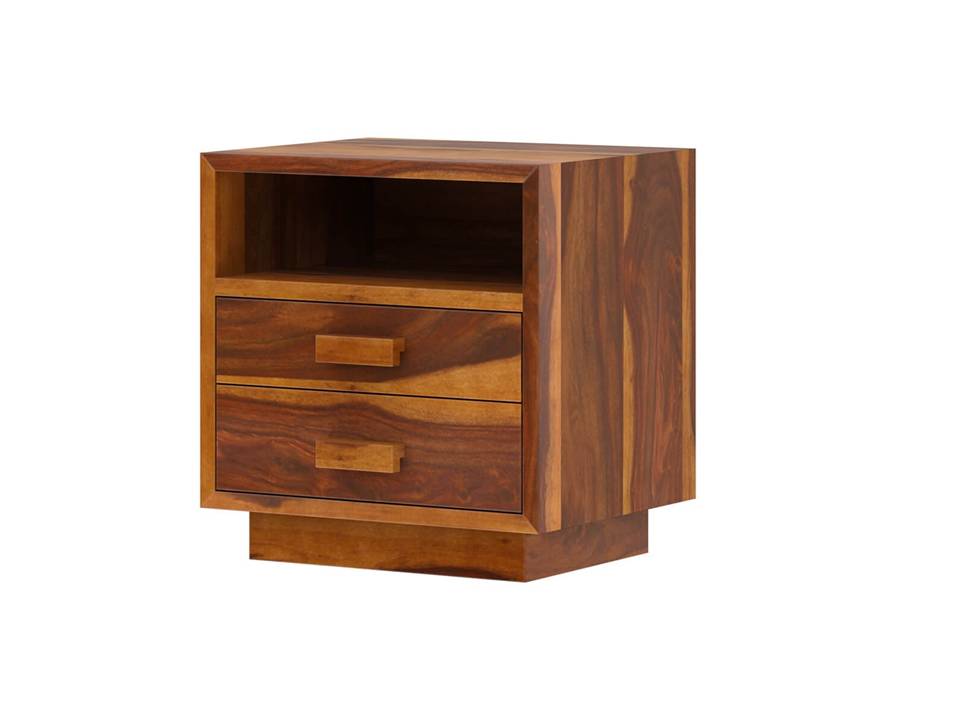 Royal Place Sheesham Wood End Table,Bed Side Table For Bedroom Furniture