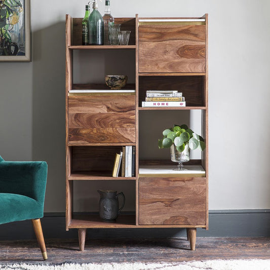 Arko Open Bookcase Made Of Sheesham Wood