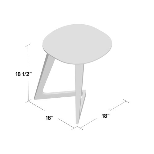 Bhumi Solid Wood Nesting Table In Natural Teak Finish For Living Room Furniture #005