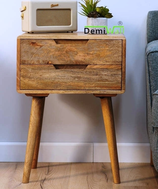 bhohwmiana Mango Wood bedside table For Living Room Furniture,