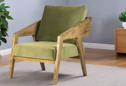 Solid Wood Sofa Set In Natural Teak