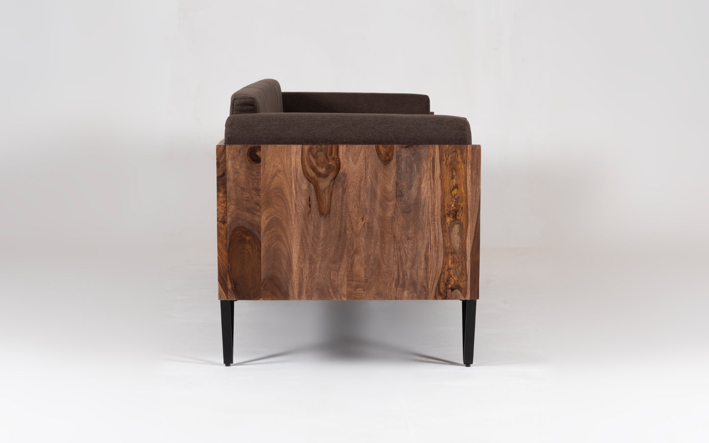 Orangetree Solid Wood 3 Seater Sofa & 2 Seater Sofa In Natural Teak Finish For Living Room #001