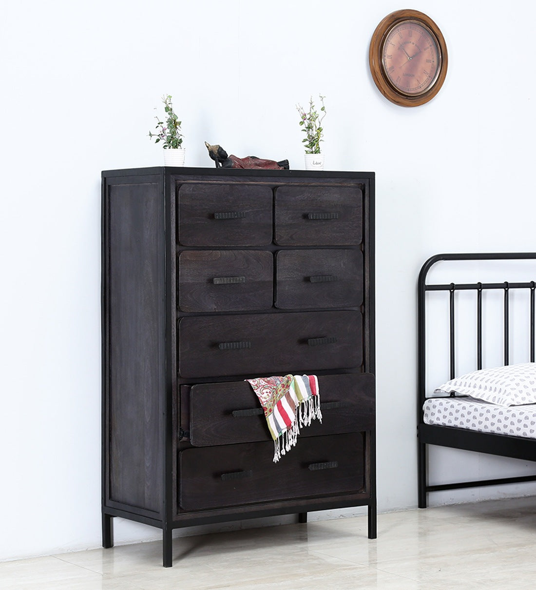 Ruben Chest Of Drawers Made Of Sheesham Wood