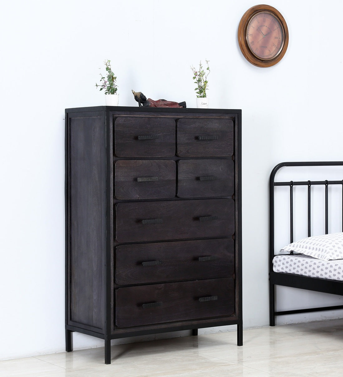 Ruben Chest Of Drawers Made Of Sheesham Wood