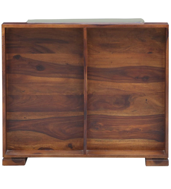 Eli Solid Wood One Seater Sofa In Provincial Teak Finish For Living Room Furniture
