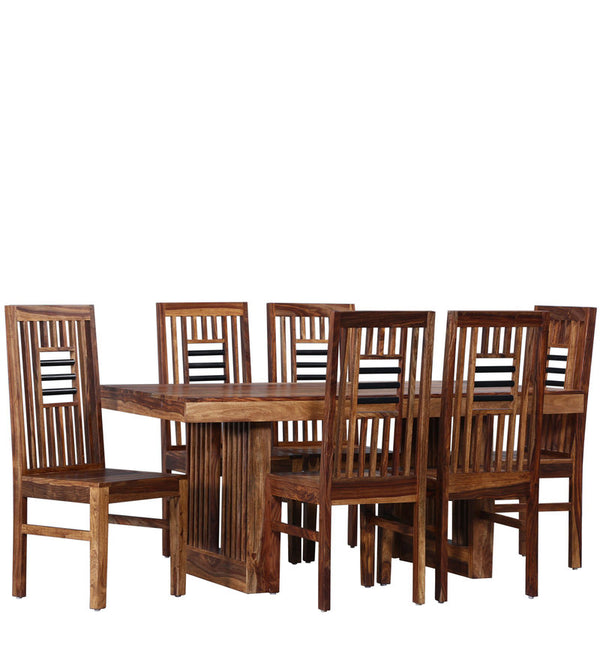 Warm  Sheesham Wood Wood Six Seater Dining Set For Living Room Furniture, Dining Room Furniture,Hotel Furniture