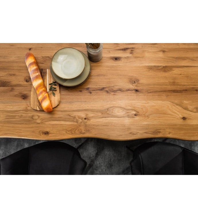 Uvi Sheesham Wood 6 Seater Dining Table In Nutural Finish