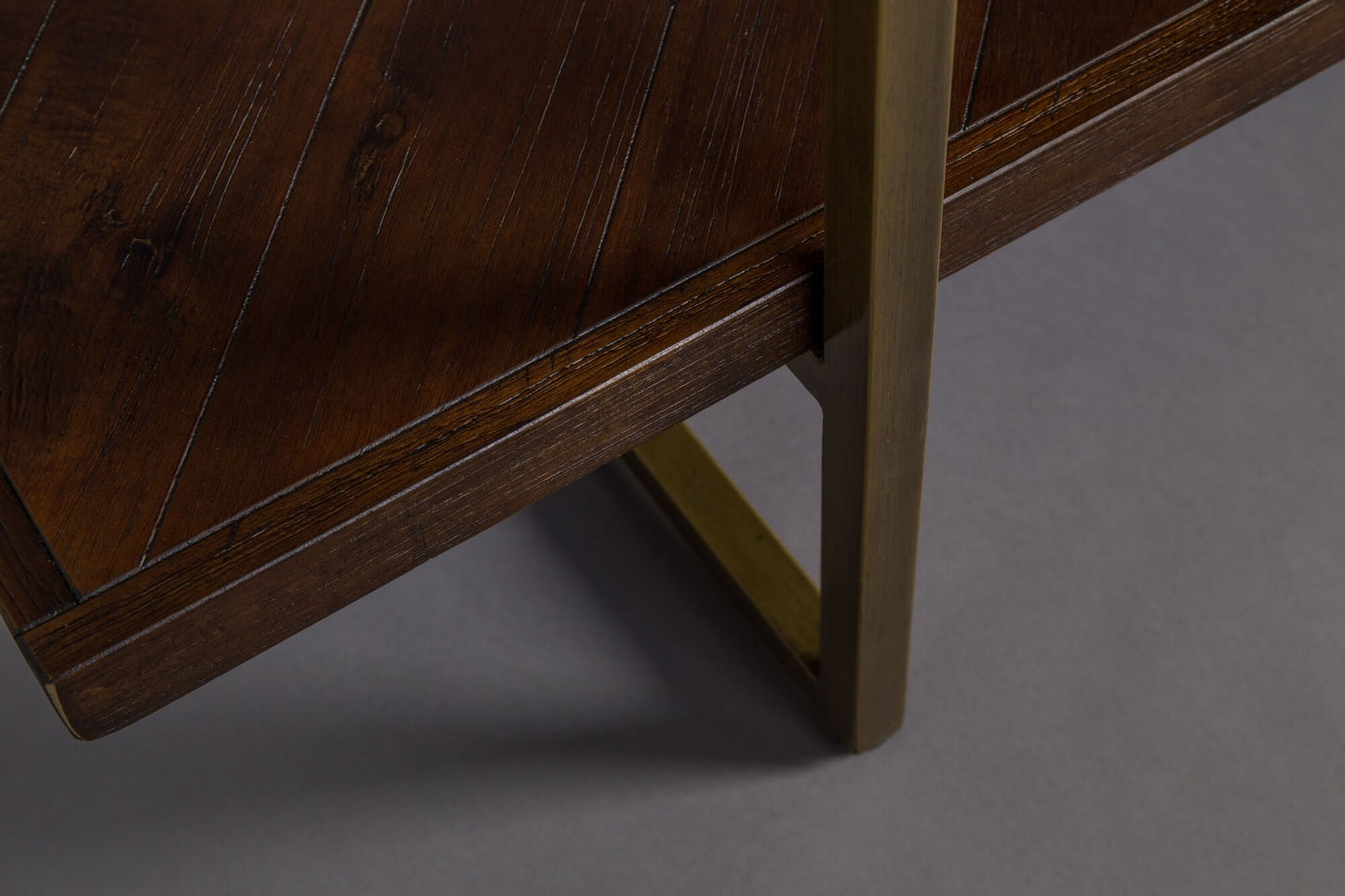 San Solid Wood Open Shelf In Provincial Teak Finish
