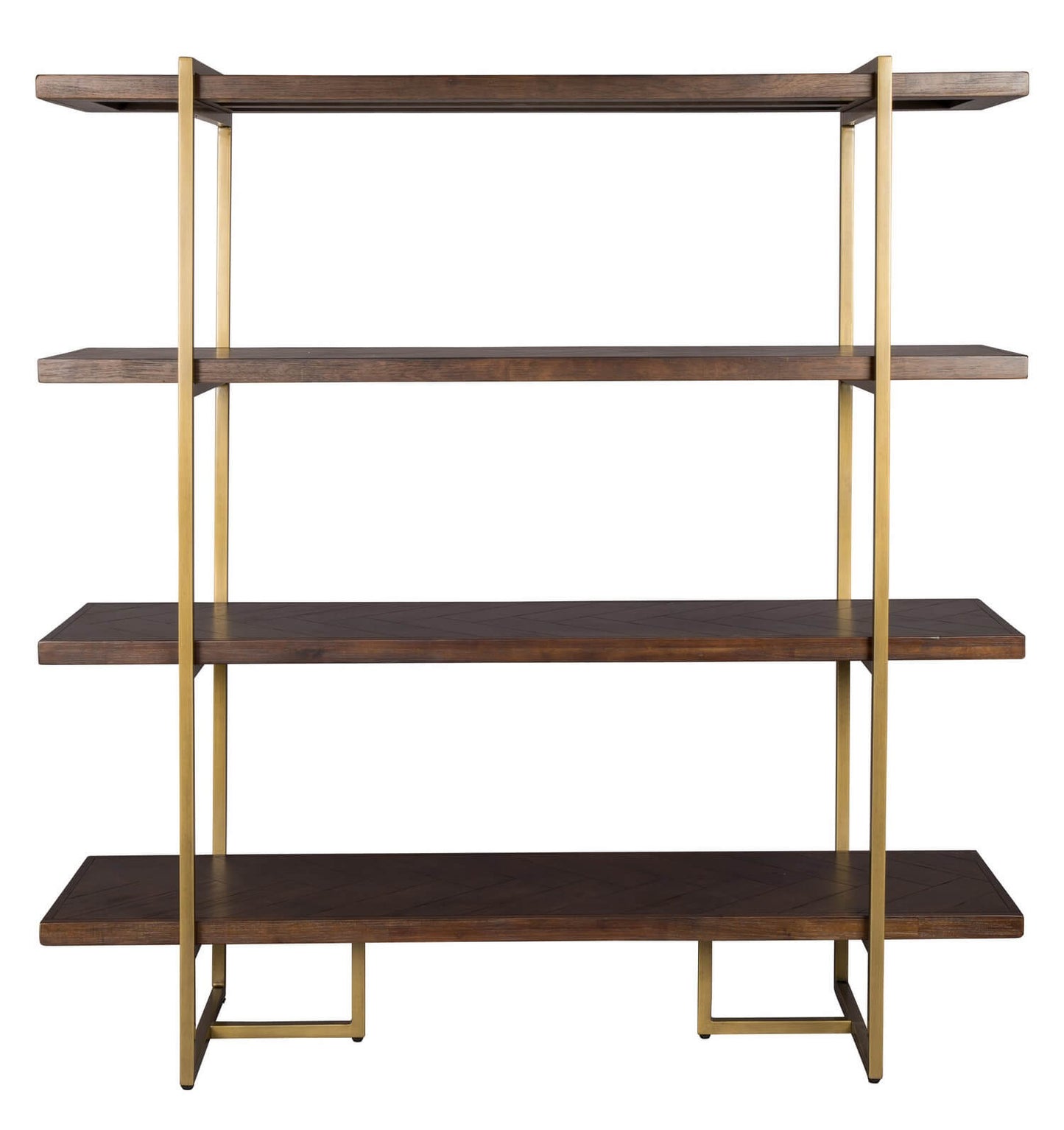 San Solid Wood Open Shelf In Provincial Teak Finish