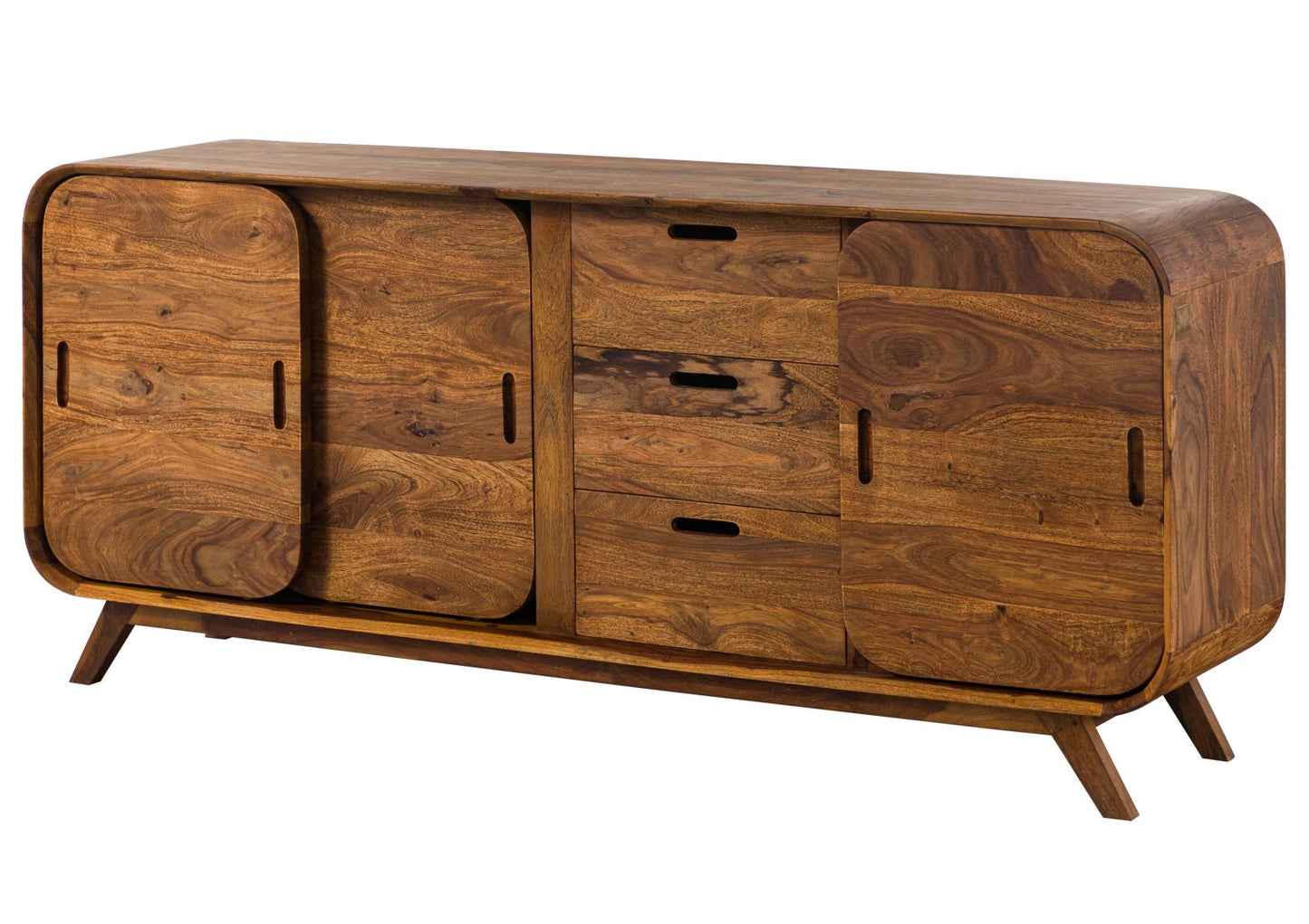 Zara Solid Mango Wood Sideboard In Provincial Teak Finsih