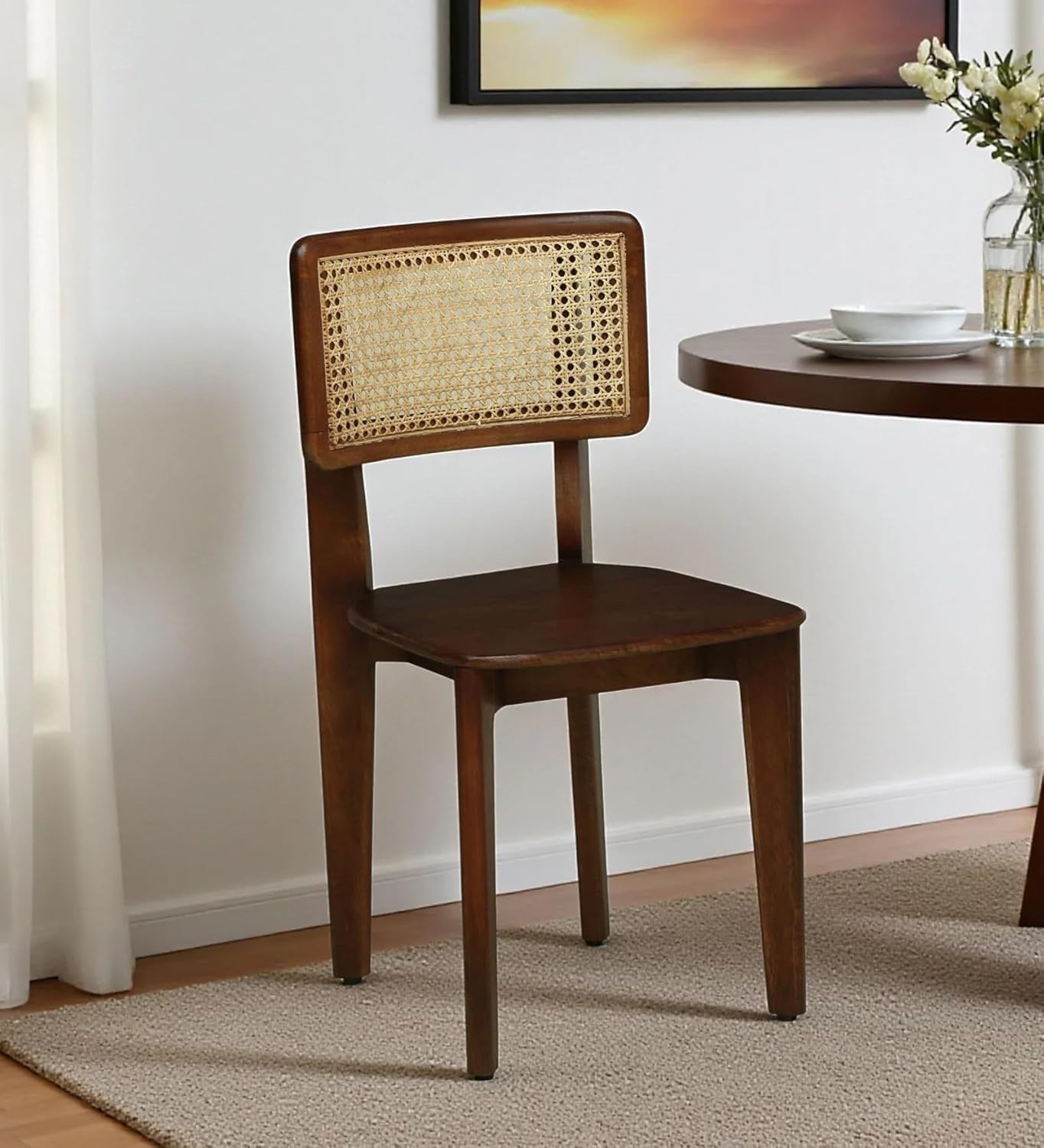 Solid Mango Wood Living Room Chair