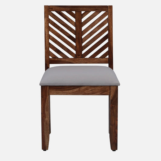 Demiwall Chair Set of 2 Natural Finish