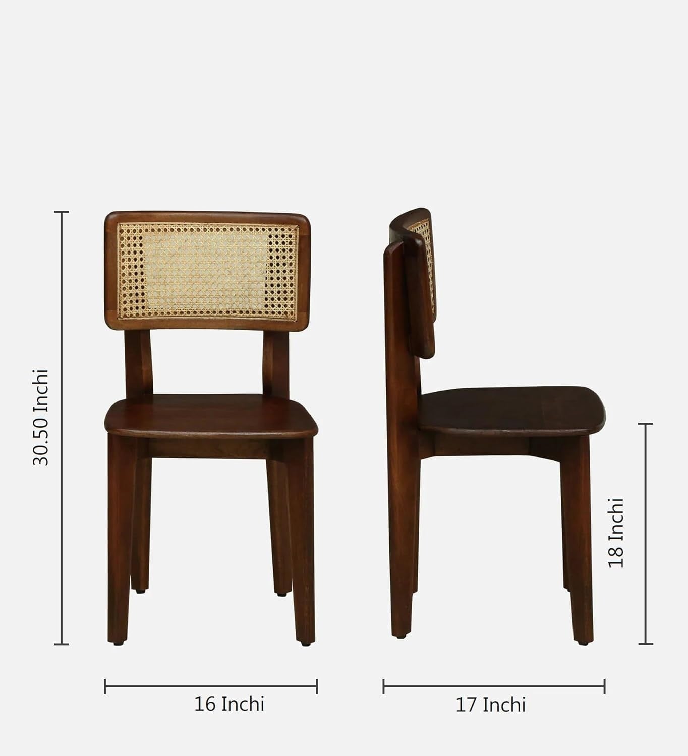 Solid Mango Wood Living Room Chair