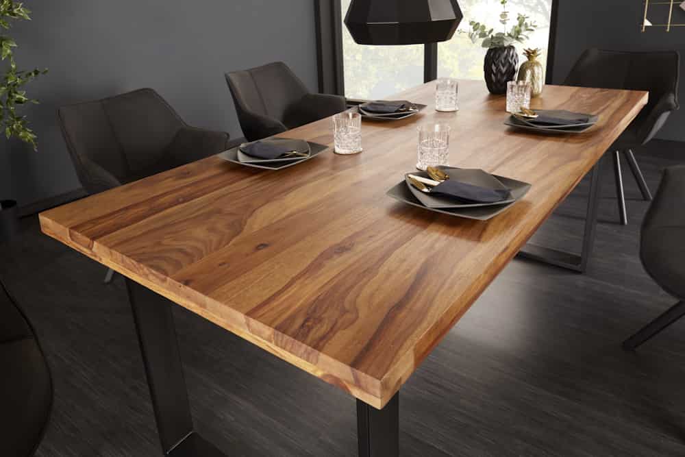 Roster Sheesham Wood Dining Table For Dining Room and Hotels Furnitures