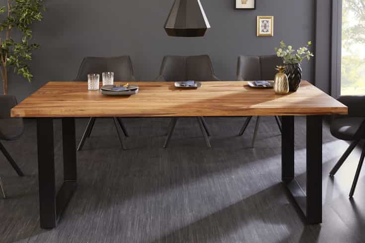 Roster Sheesham Wood Dining Table For Dining Room and Hotels Furnitures