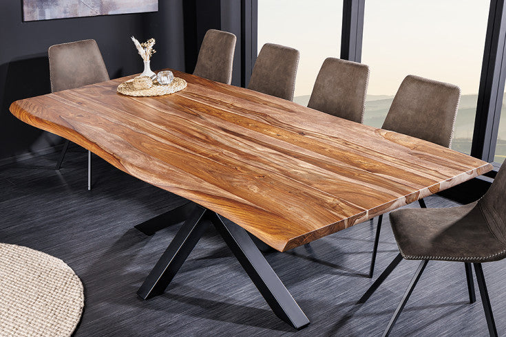 Roster Sheesham Wood Dining Table For Dining Room and Hotels Furnitures