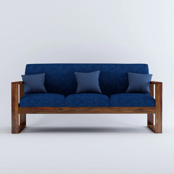 Segur Solid wood  3 Seater Sofa In Provincial teak finish
