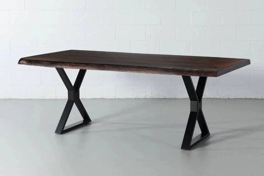 Roster Sheesham Wood Dining Table With Lacquer Finish For Dining Room