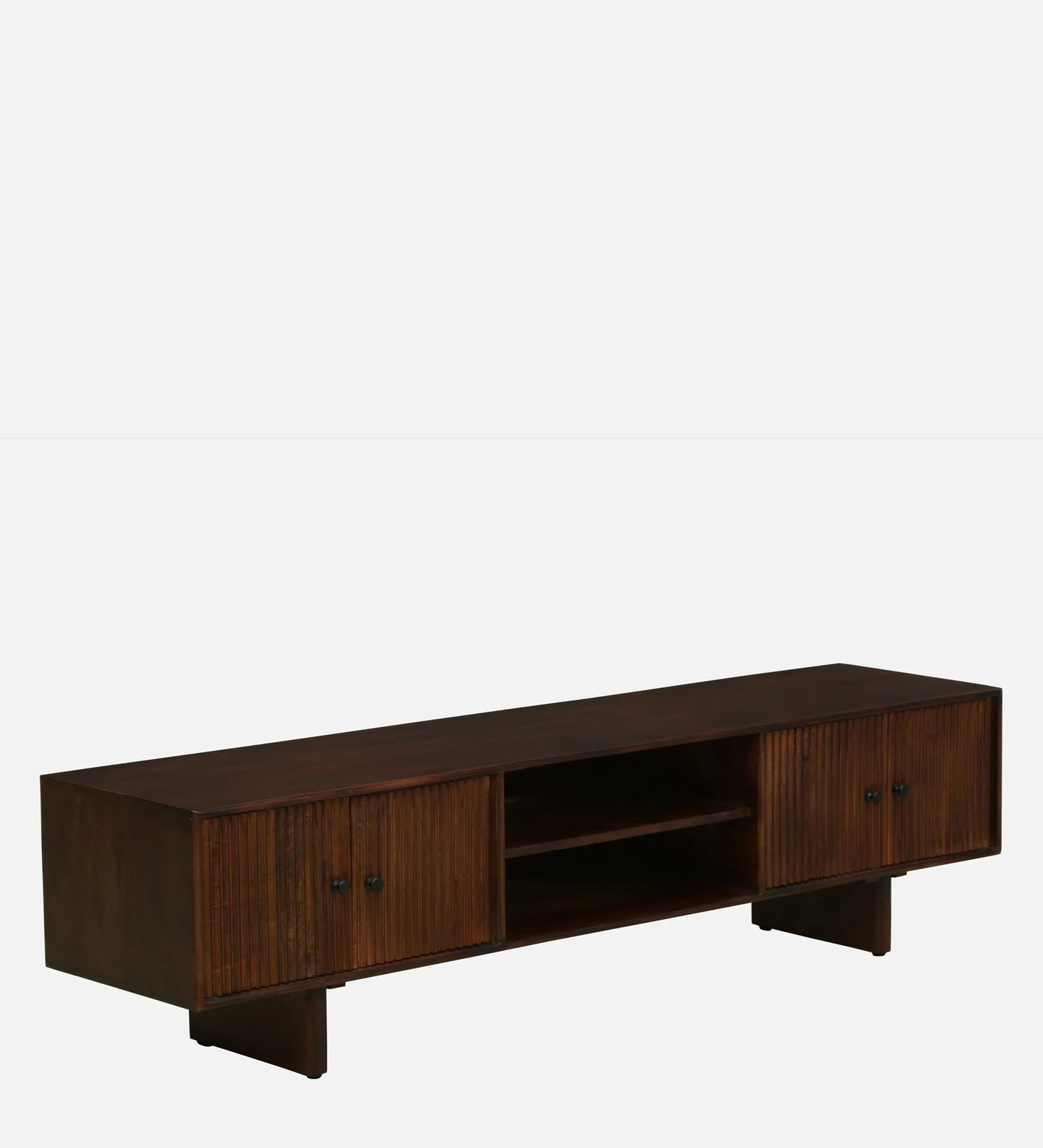 Solid Wood 4 Door Tv Cabinet For Living Room