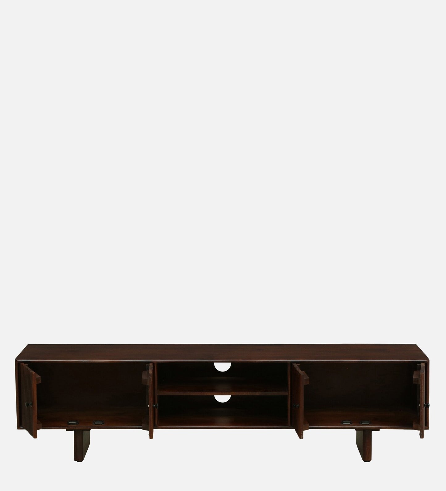 Solid Wood 4 Door Tv Cabinet For Living Room