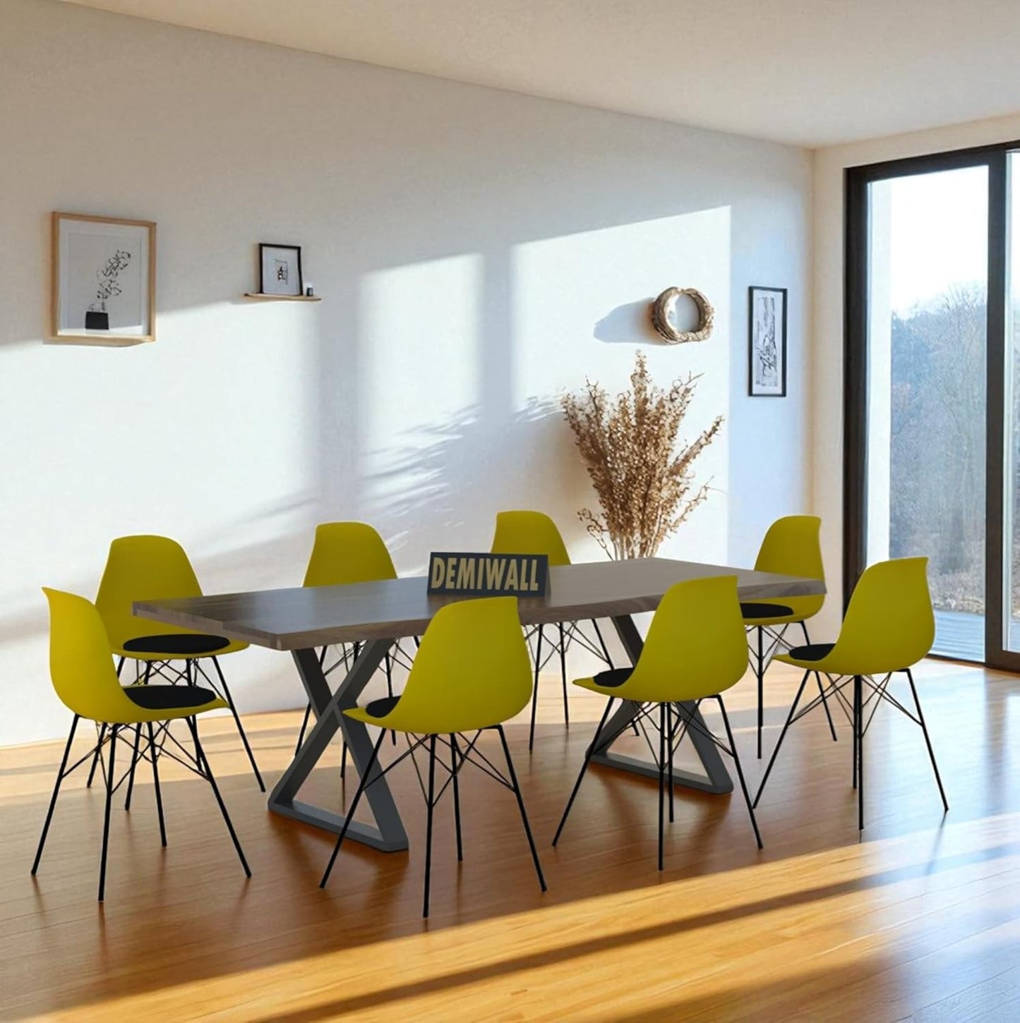 Live Edge 8 Dining Table In Natural Teak Finish For Dining Room