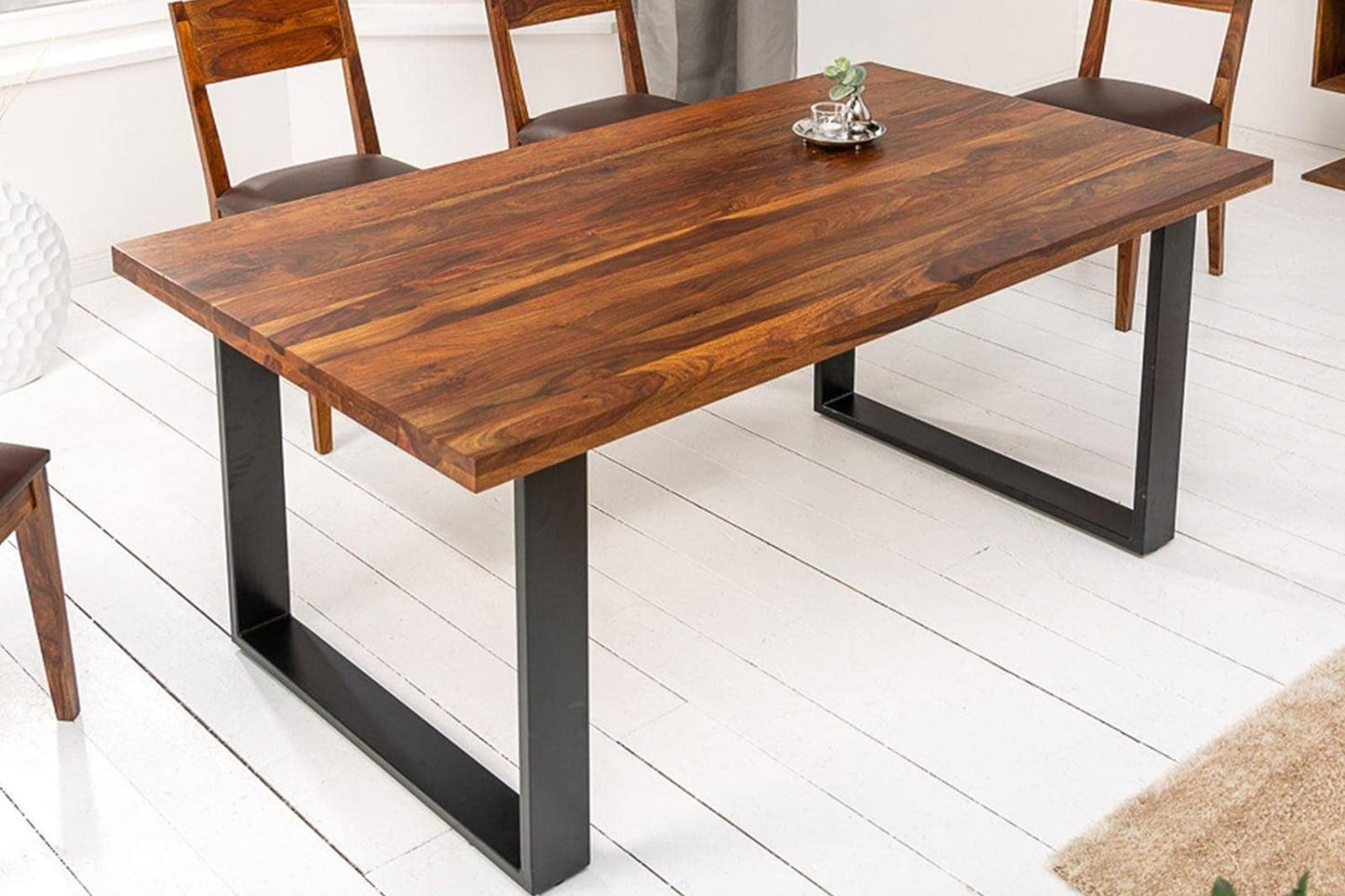 Roster Sheesham Wood Dining Table For Dining Room and Hotels Furnitures