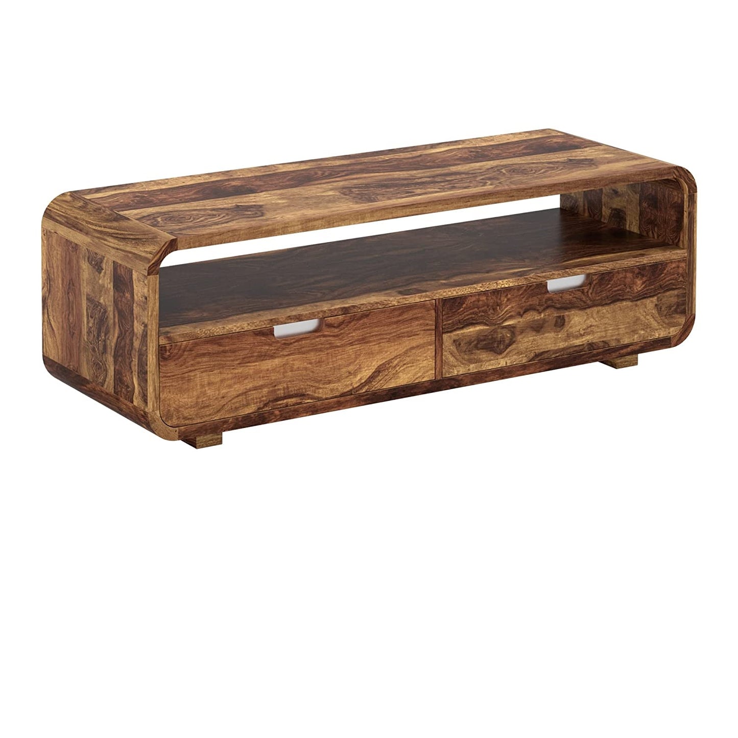 Reto Sheesham Wood Media Unit For Living Room Furniture