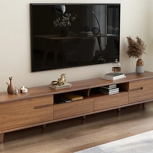 Bojaa Solid Wood Sideboard in Netural Finish For Living Room