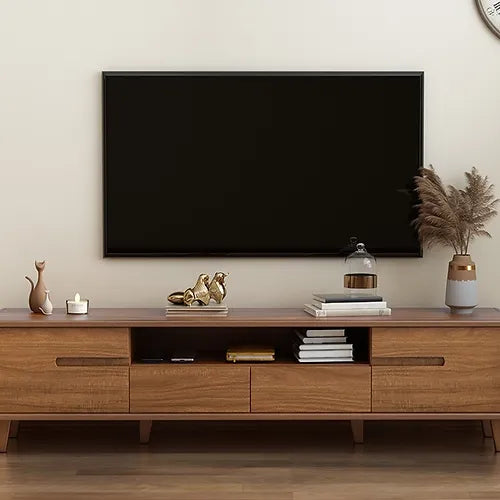 Bojaa Solid Wood Sideboard in Netural Finish For Living Room