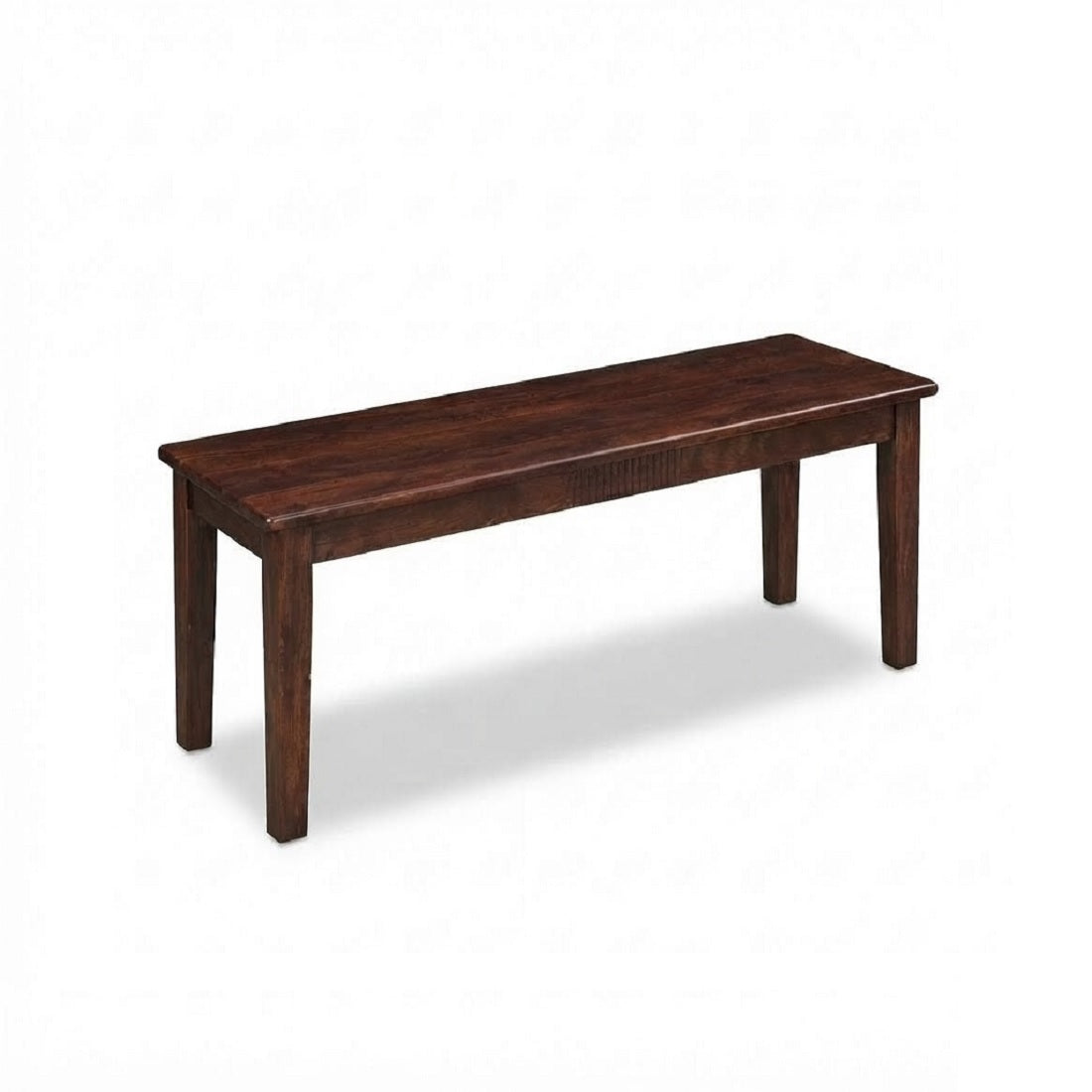 Demiwall Solid Mango Wood Six Seater Dining Set With Bench In tubbeco Finish - Sierra Collection