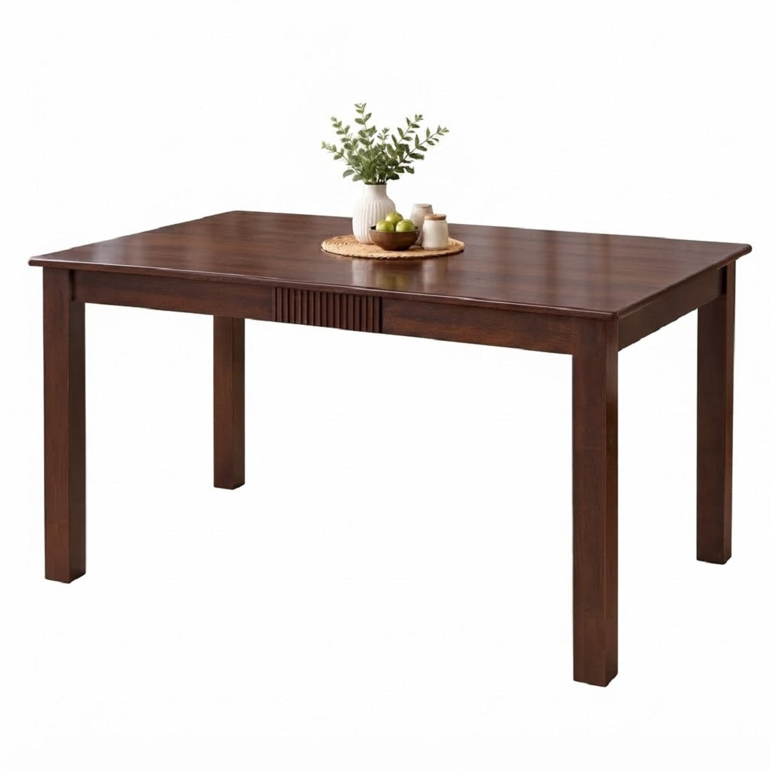 Demiwall Solid Mango Wood Six Seater Dining Set In tubbeco Finish - Sierra Collection